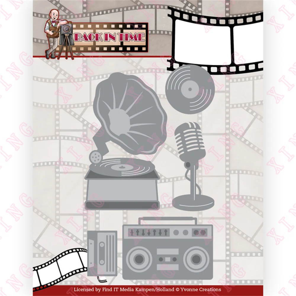 2022 Gramophone Metal Cutting Dies Scrapbook Diary Decoration Embossing Template Diy Greeting Card Handmade Craft Reusable Molds
2022 Gramophone Metal Cutting Dies Scrapbook Diary Decoration Embossing Template Diy Greeting Card Handmade Craft Reusable Molds