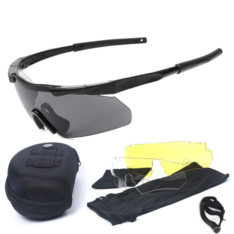 Tactical Glasses Polarized Glasses Military Goggles Army Sunglasses with 3 Lens Original Box Men Shooting Hiking Eyewear UV400
Tactical Glasses Polarized Glasses Military Goggles Army Sunglasses with 3 Lens Original Box Men Shooting Hiking Eyewear UV400