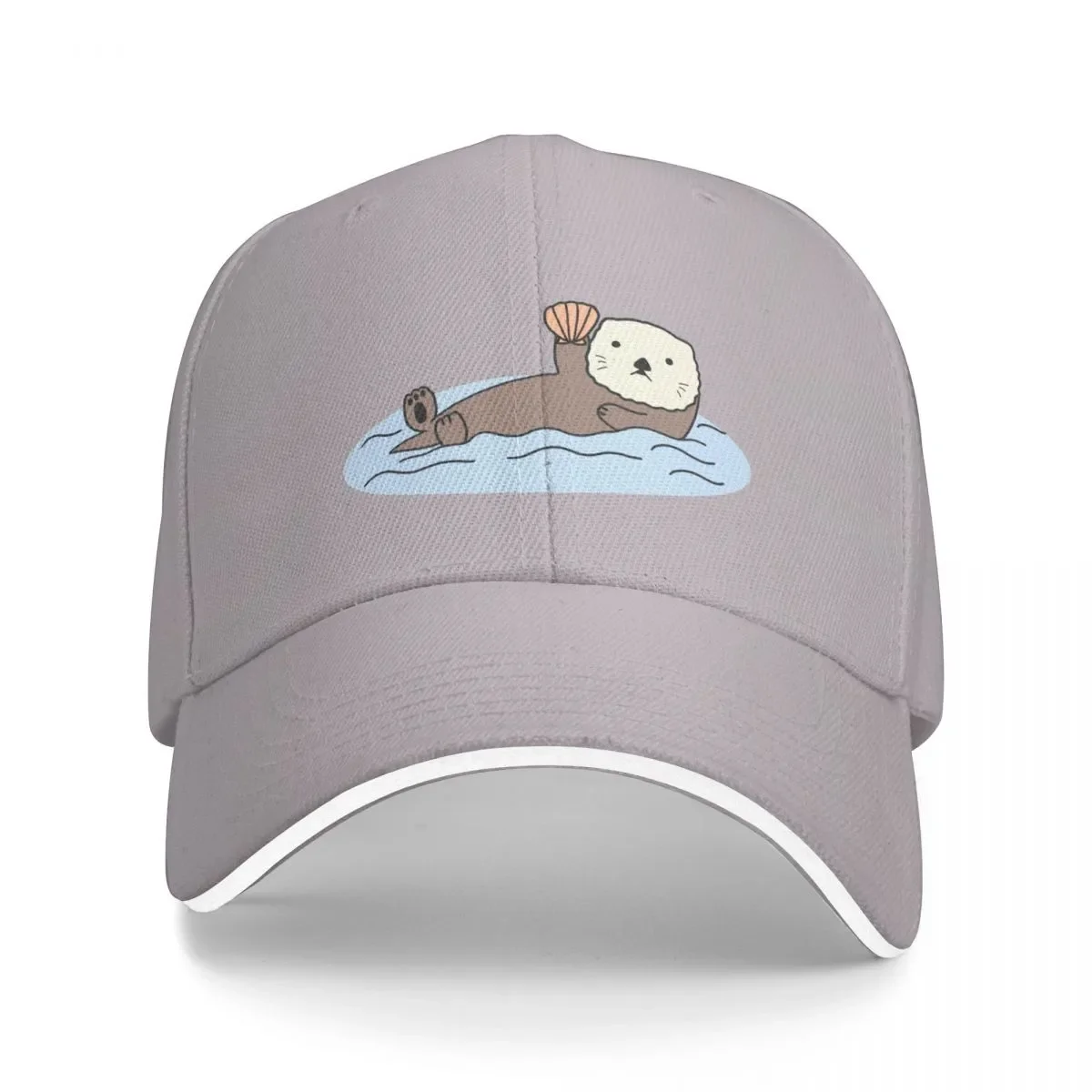 

New Cute Sea Otter Cap Baseball Cap new in hat gentleman hat trucker hat caps for women Men's