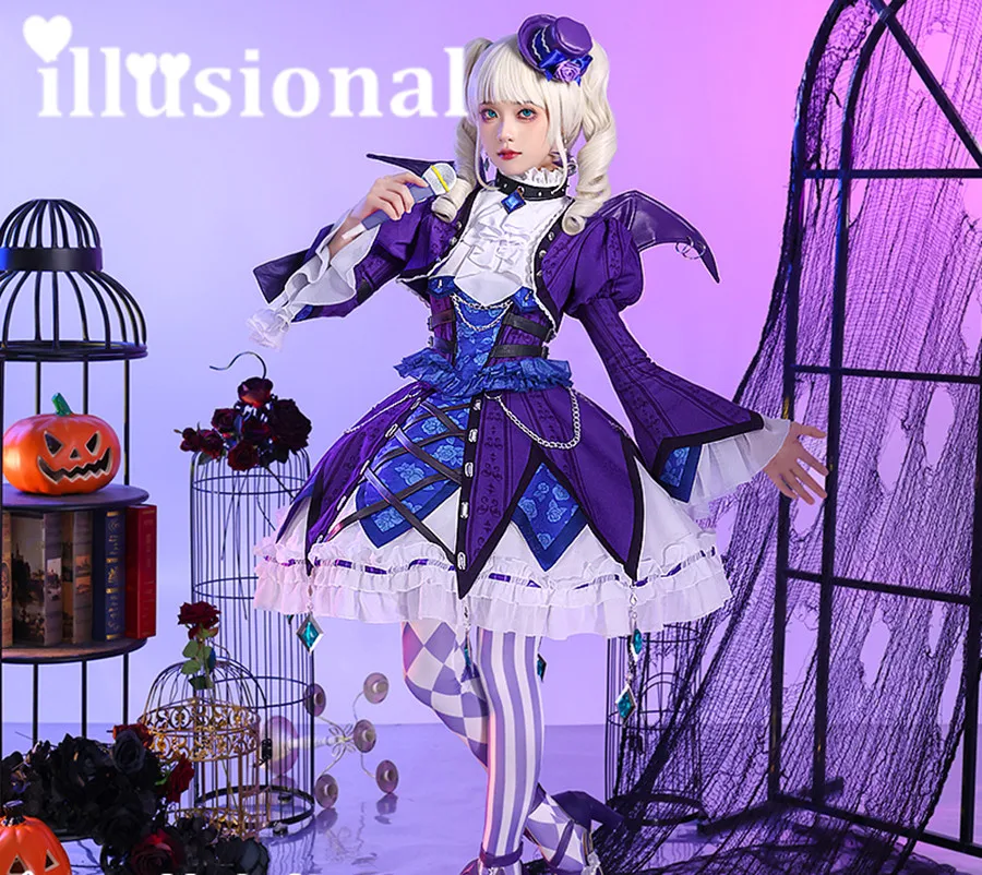 Аниме Aikatsu! Косплей-костюм для косплея «Todo Yurika», милое готическое женское платье «Todo Yurika»
Аниме Aikatsu! Косплей-костюм для косплея «Todo Yurika», милое готическое женское платье «Todo Yurika»