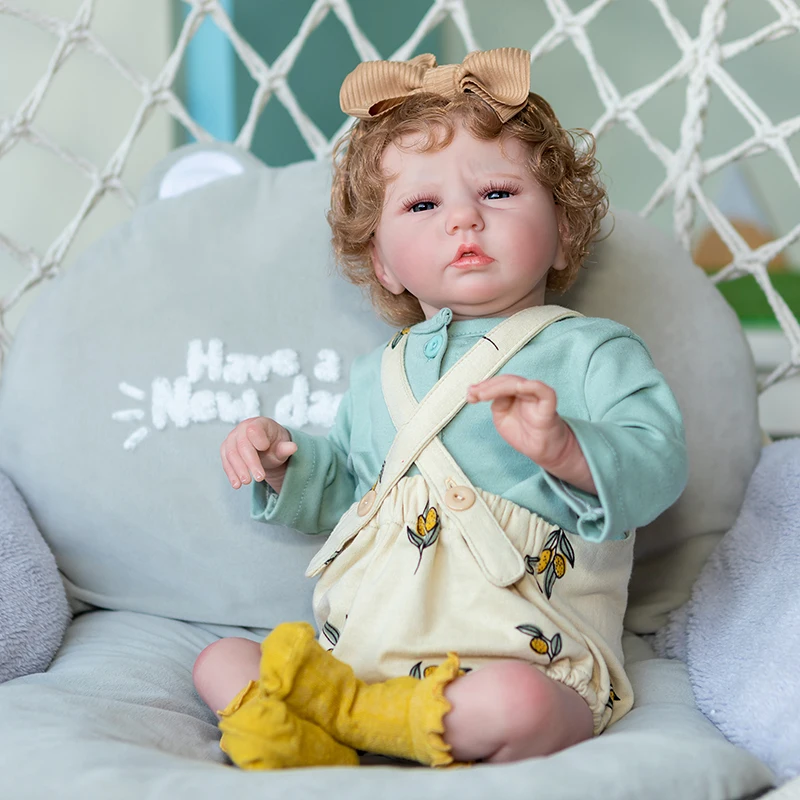 NPK 50CM Reborn Baby Girl Doll Soft Body with 3D Skin Multiple Layers Painting with Visible Veins Soft Touch Doll
NPK 50CM Reborn Baby Girl Doll Soft Body with 3D Skin Multiple Layers Painting with Visible Veins Soft Touch Doll