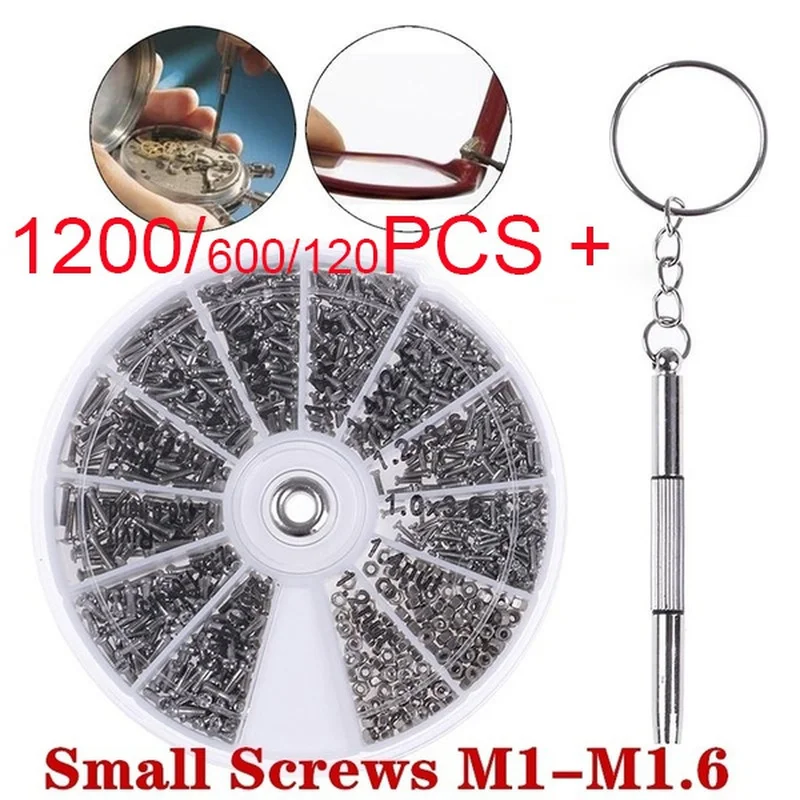 120-1200pcs Assorted Screws Screwdriver Set For Sunglasses Eye Glasses Repair Tools Kits Flat Head Phillips Star Nut Screwdriver
120-1200pcs Assorted Screws Screwdriver Set For Sunglasses Eye Glasses Repair Tools Kits Flat Head Phillips Star Nut Screwdriver