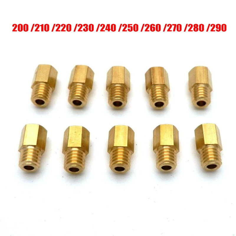 10pcs Hex Style Main Jets Carb Main Jets Fit For MIKUNI VM TM TMX 18/20/22/24/26/28 200 220 230 240 250 270 280 290
10pcs Hex Style Main Jets Carb Main Jets Fit For MIKUNI VM TM TMX 18/20/22/24/26/28 200 220 230 240 250 270 280 290