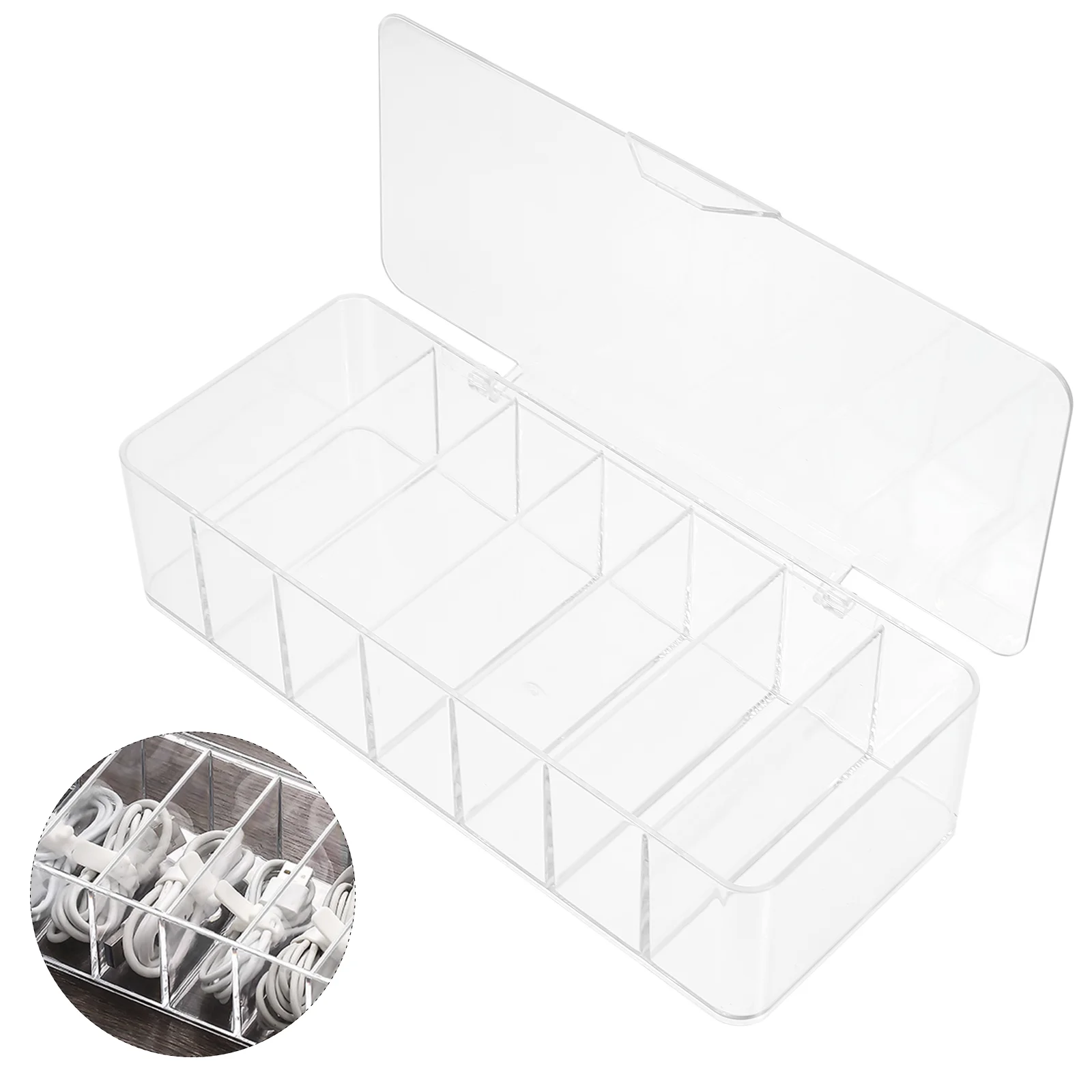 Cord Cable Organizer Box Holder Wire Management Transparent Storage Holders Charging Usb Electronics Charge Headphone Winder
Cord Cable Organizer Box Holder Wire Management Transparent Storage Holders Charging Usb Electronics Charge Headphone Winder