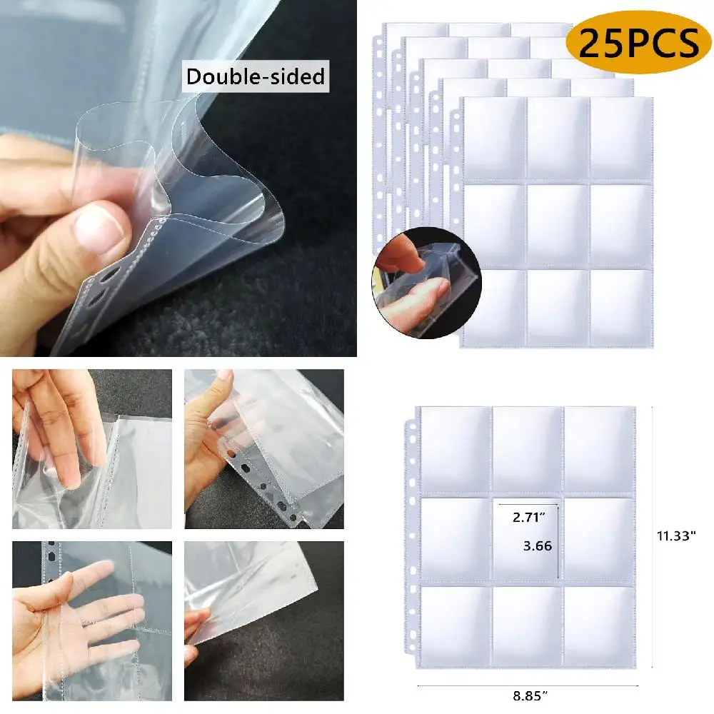 , Receipts Store. Beautiful 25Pcs Double-sided High-quality Pocket Page Card Binder with Durable Storage Trading Card Sleeves Pa
, Receipts Store. Beautiful 25Pcs Double-sided High-quality Pocket Page Card Binder with Durable Storage Trading Card Sleeves Pa
