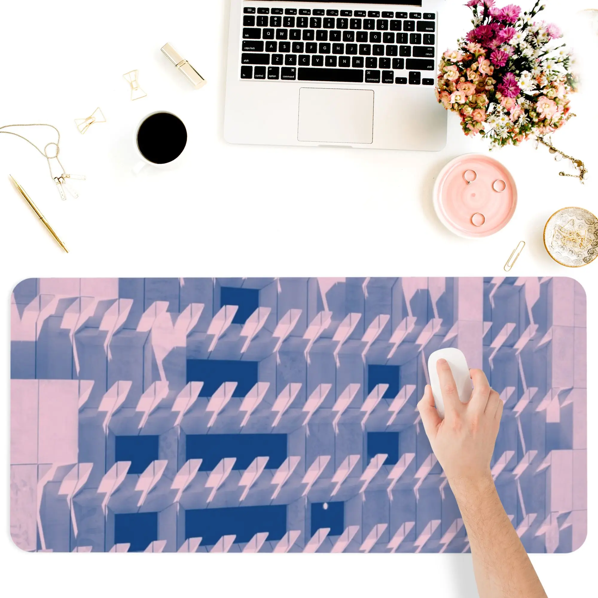 Mouse Pad Computer Office Keyboards Supplies Accessories Square MousePad Durable Personalized Pink purple line Desk Pads Mats
Mouse Pad Computer Office Keyboards Supplies Accessories Square MousePad Durable Personalized Pink purple line Desk Pads Mats