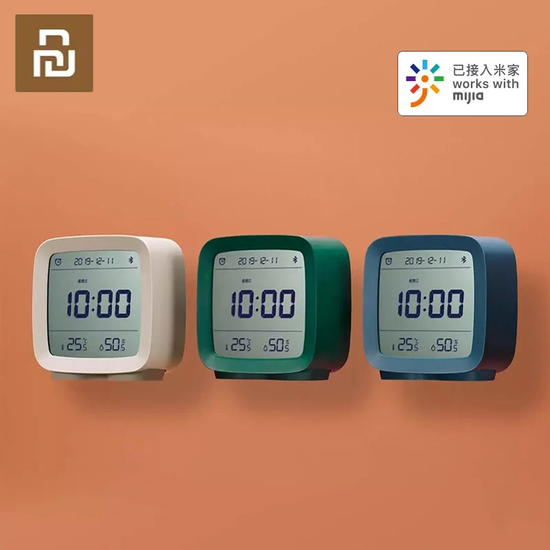 Youpin Qingping Bluetooth Digital Thermometer Temperature Humidity Monitoring Night Light LCD Alarm Clock Work with Mijia App
Youpin Qingping Bluetooth Digital Thermometer Temperature Humidity Monitoring Night Light LCD Alarm Clock Work with Mijia App