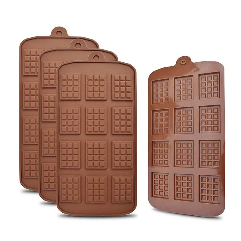 Chocolate Silicone Mold Ice Tray Waffle Cake Baking Mold 12 Cells DIY Decoration Kitchen Fondant Bakeware Candy Dessert Bar Mold
Chocolate Silicone Mold Ice Tray Waffle Cake Baking Mold 12 Cells DIY Decoration Kitchen Fondant Bakeware Candy Dessert Bar Mold