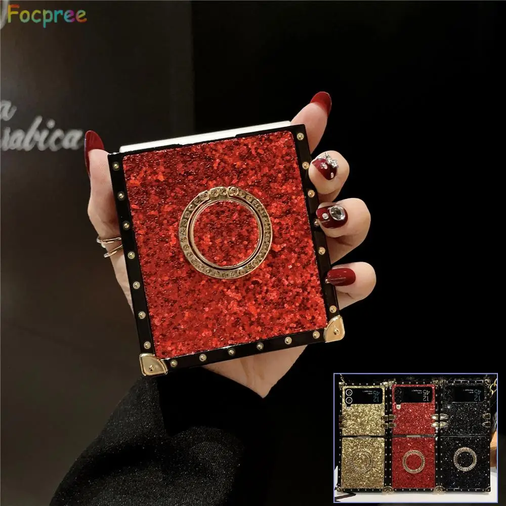 For Samsung Z Flip 3 Luxury Glitter Sequins Phone Cover For Samsung Galaxy Z Flip 4 Fashion Plated metal frame Square Phone Case
For Samsung Z Flip 3 Luxury Glitter Sequins Phone Cover For Samsung Galaxy Z Flip 4 Fashion Plated metal frame Square Phone Case
