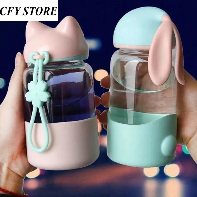 340ml Portable Glass Water Bottle with Lid Simple Tea Dam Outdoor Bike Climbing Leak-Proof Sport Clear Water Bottle Drinkware
340ml Portable Glass Water Bottle with Lid Simple Tea Dam Outdoor Bike Climbing Leak-Proof Sport Clear Water Bottle Drinkware