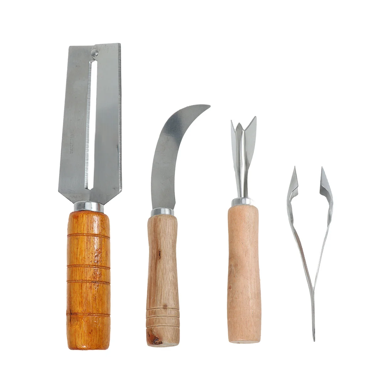 4PCS/Set Pineapple Stem Huller Practical Vegetable Peeler Strawberry Huller for Tomato
4PCS/Set Pineapple Stem Huller Practical Vegetable Peeler Strawberry Huller for Tomato