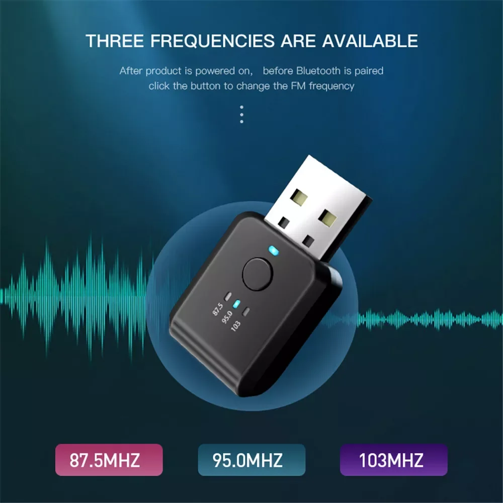 Bluetooth 5.1 FM01 Transmitter Receiver Handsfree Call Mini USB Power Car Kit Auto Wireless Audio For Car Fm Radio
Bluetooth 5.1 FM01 Transmitter Receiver Handsfree Call Mini USB Power Car Kit Auto Wireless Audio For Car Fm Radio