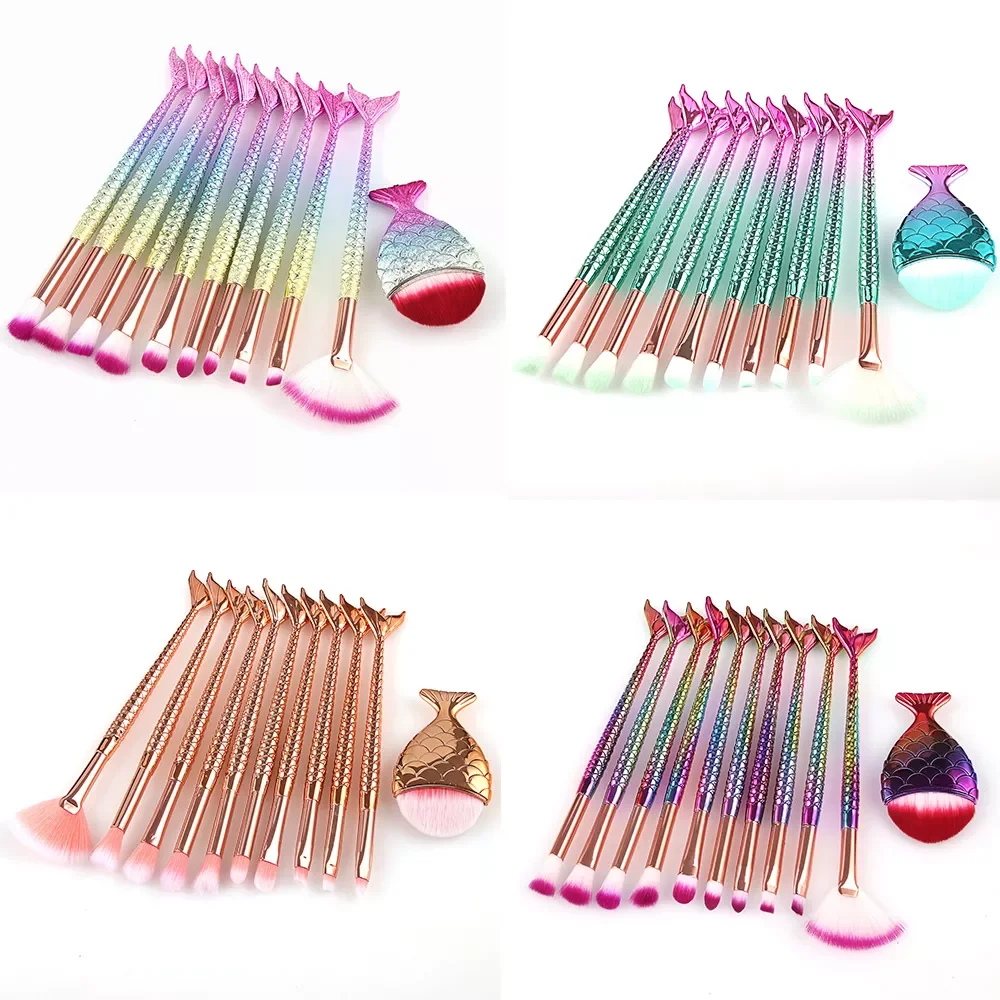 Makeup Brushes Kit Fish Tail Pencil Cosmetics Foundation Artist Highlighter Face Set Natural Tool Of Bronzer Eyeshadow Lip
Makeup Brushes Kit Fish Tail Pencil Cosmetics Foundation Artist Highlighter Face Set Natural Tool Of Bronzer Eyeshadow Lip