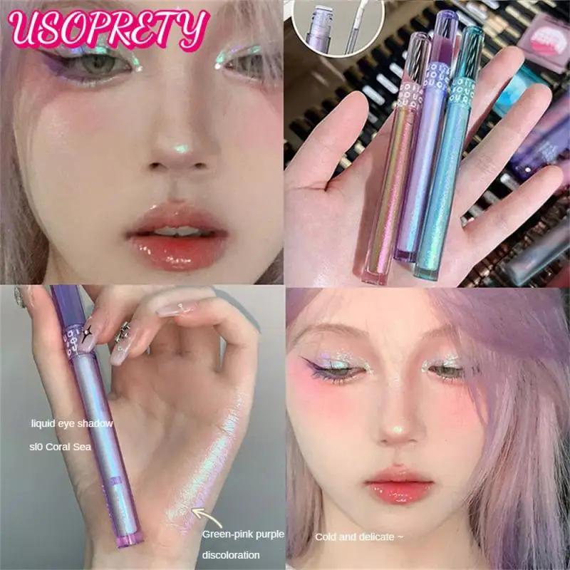 Shiny Eyes Liquid Eyeshadow Face Highlight 3 Color Glitter Highlighter Brighten Lying Silkworm Chameleon Makeup Illuminator
Shiny Eyes Liquid Eyeshadow Face Highlight 3 Color Glitter Highlighter Brighten Lying Silkworm Chameleon Makeup Illuminator