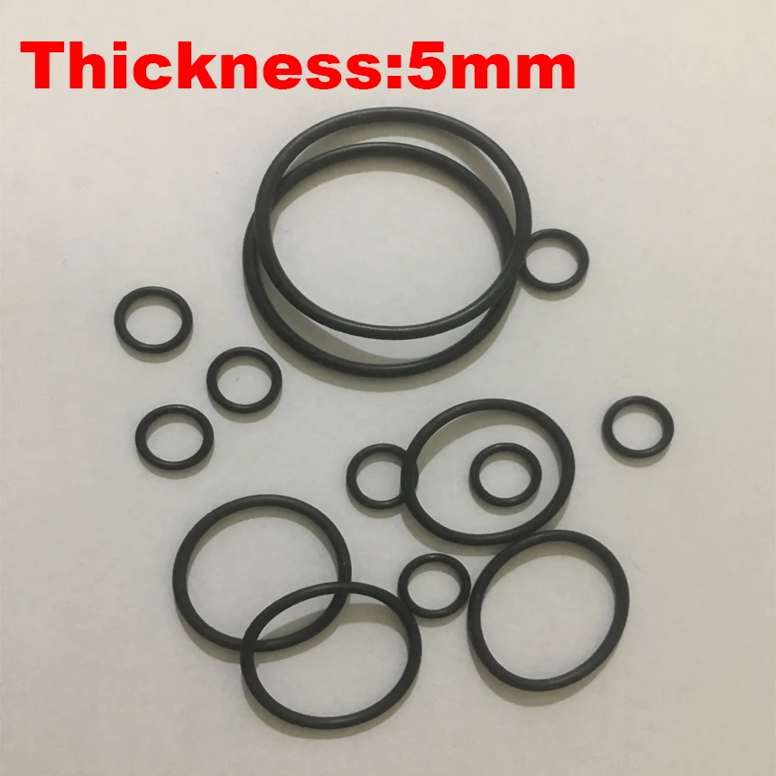 

15pcs 60x5 60*5 62x5 62*5 67x5 67*5 70x5 70*5 OD*Thickness Black NBR Nitrile Chemigum Rubber Seal Washer O-Ring O Ring Gasket