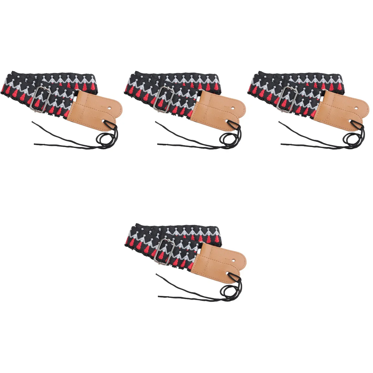 4pcs Wear-resistant Guitar Strap Adjustable Guitar Belt Bohemian Style Guitar Belt
4pcs Wear-resistant Guitar Strap Adjustable Guitar Belt Bohemian Style Guitar Belt