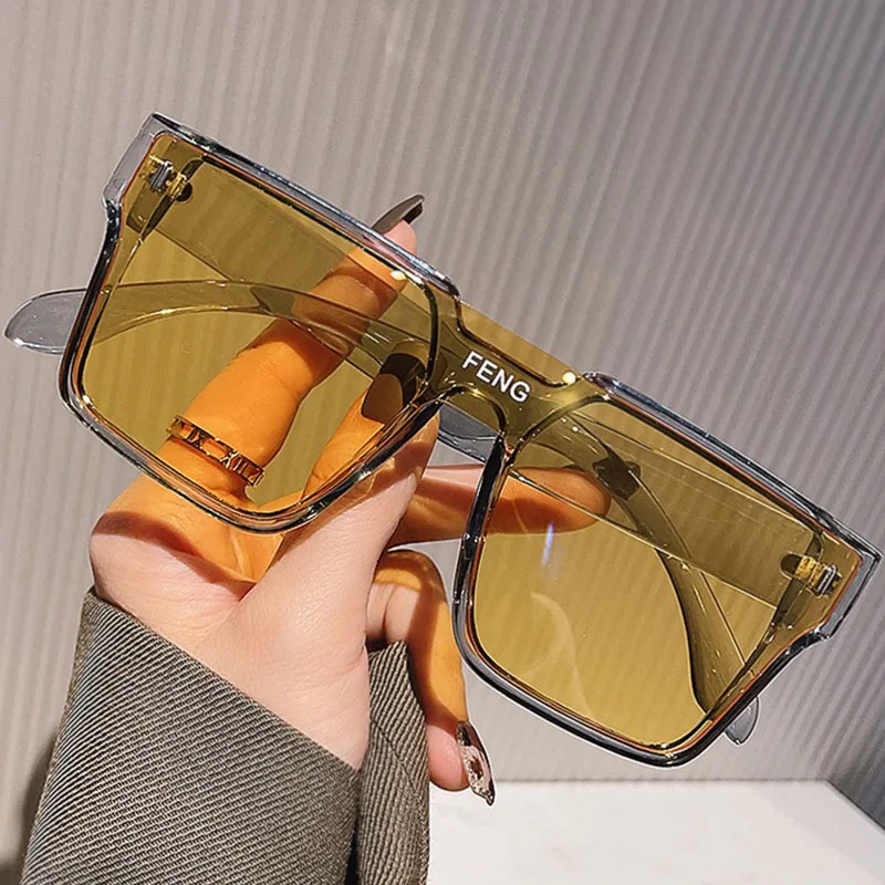 Oversized Sunglasses Square Women Sun Glasses Female Eyewear Eyeglasses One Piece Frame UV400 Shade Fashion Men Driving Glasses
Oversized Sunglasses Square Women Sun Glasses Female Eyewear Eyeglasses One Piece Frame UV400 Shade Fashion Men Driving Glasses