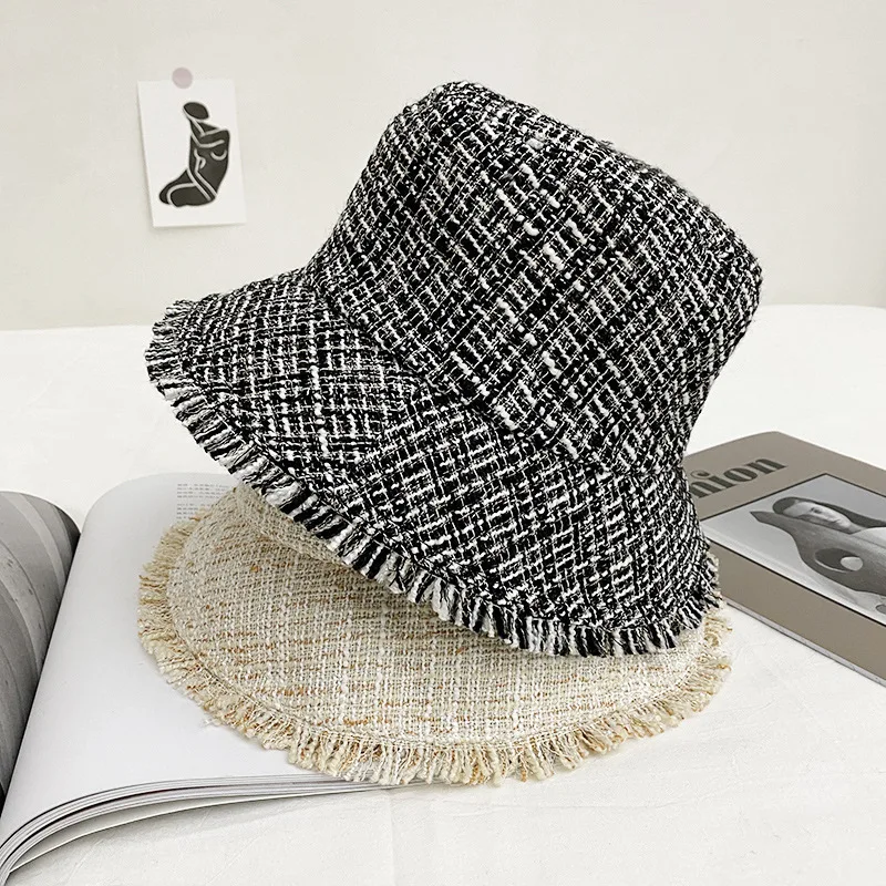 Japanese ground burrs aristocratic wind elegant fine grid fisherman hat Ms. beautifulbasin hat chun xia fashionable sun hathigh
Japanese ground burrs aristocratic wind elegant fine grid fisherman hat Ms. beautifulbasin hat chun xia fashionable sun hathigh