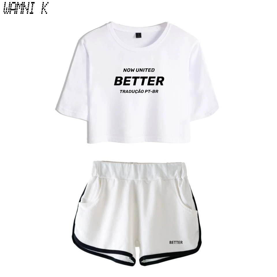 Now United - Better Album Womens Two Piece Set Shorts+lovely T-shirt Better Now United Lyrics Streetwear Girls shorts Sets
Now United - Better Album Womens Two Piece Set Shorts+lovely T-shirt Better Now United Lyrics Streetwear Girls shorts Sets