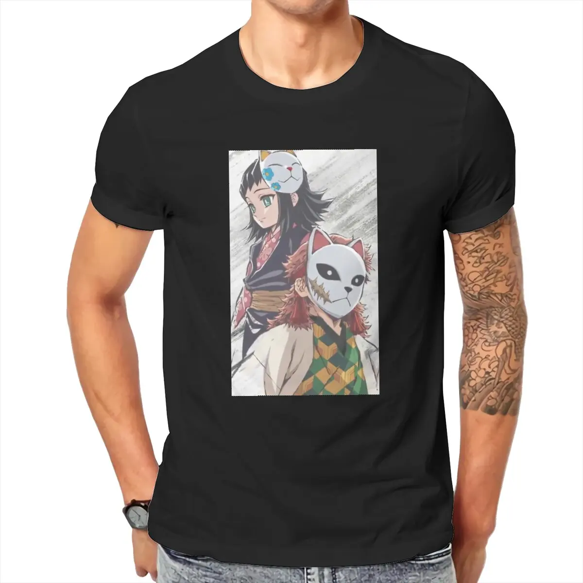 Футболки Kimetsu No Yaiba для мужчин с рассеканием демонов, хлопковая Футболка Makomo Sabito, Японские Аниме футболки с коротким рукавом, Оригинальная од...
Футболки Kimetsu No Yaiba для мужчин с рассеканием демонов, хлопковая Футболка Makomo Sabito, Японские Аниме футболки с коротким рукавом, Оригинальная од...