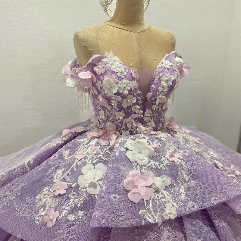Real Image Luxury Quinceanera Dresses 3D Handmade Flowers Appliqued Beading Appliques Sweet 15 Prom Birthday Party Dress NEW
Real Image Luxury Quinceanera Dresses 3D Handmade Flowers Appliqued Beading Appliques Sweet 15 Prom Birthday Party Dress NEW