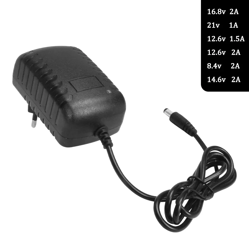 2023New 8.4/12.6/14.6/16.8V 2A 21V 1A Lithium Battery Charger EU/US Plug Charger 3 Series Li-ion Battery Polymer Smart Charger
2023New 8.4/12.6/14.6/16.8V 2A 21V 1A Lithium Battery Charger EU/US Plug Charger 3 Series Li-ion Battery Polymer Smart Charger