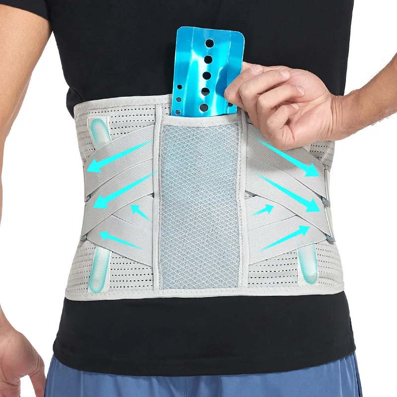 

Men Women Back Support Belt For Back Pain Relief Compression Medicine Adjustable Girdle Lower Back Brace for Sciatica Cincher