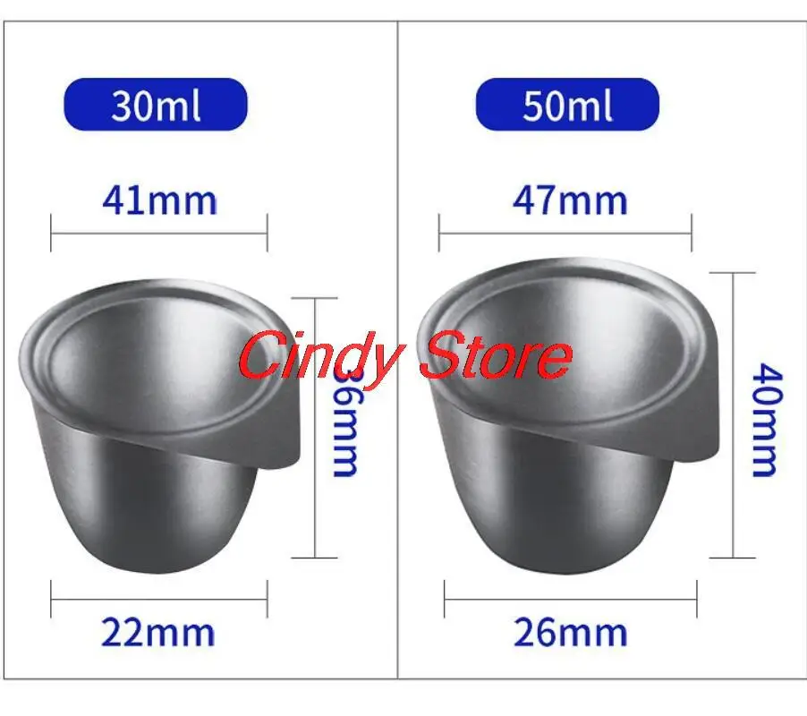 1pcs laboratory 30ml /50ml nickel crucible with cover for high temperature and alkali resistance
1pcs laboratory 30ml /50ml nickel crucible with cover for high temperature and alkali resistance