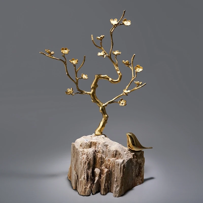 Common Luxury Japan Style Office Accessories Copper + Petrified Wood Living Room Decoration Fengshui Figurines Desk Ornament
Common Luxury Japan Style Office Accessories Copper + Petrified Wood Living Room Decoration Fengshui Figurines Desk Ornament