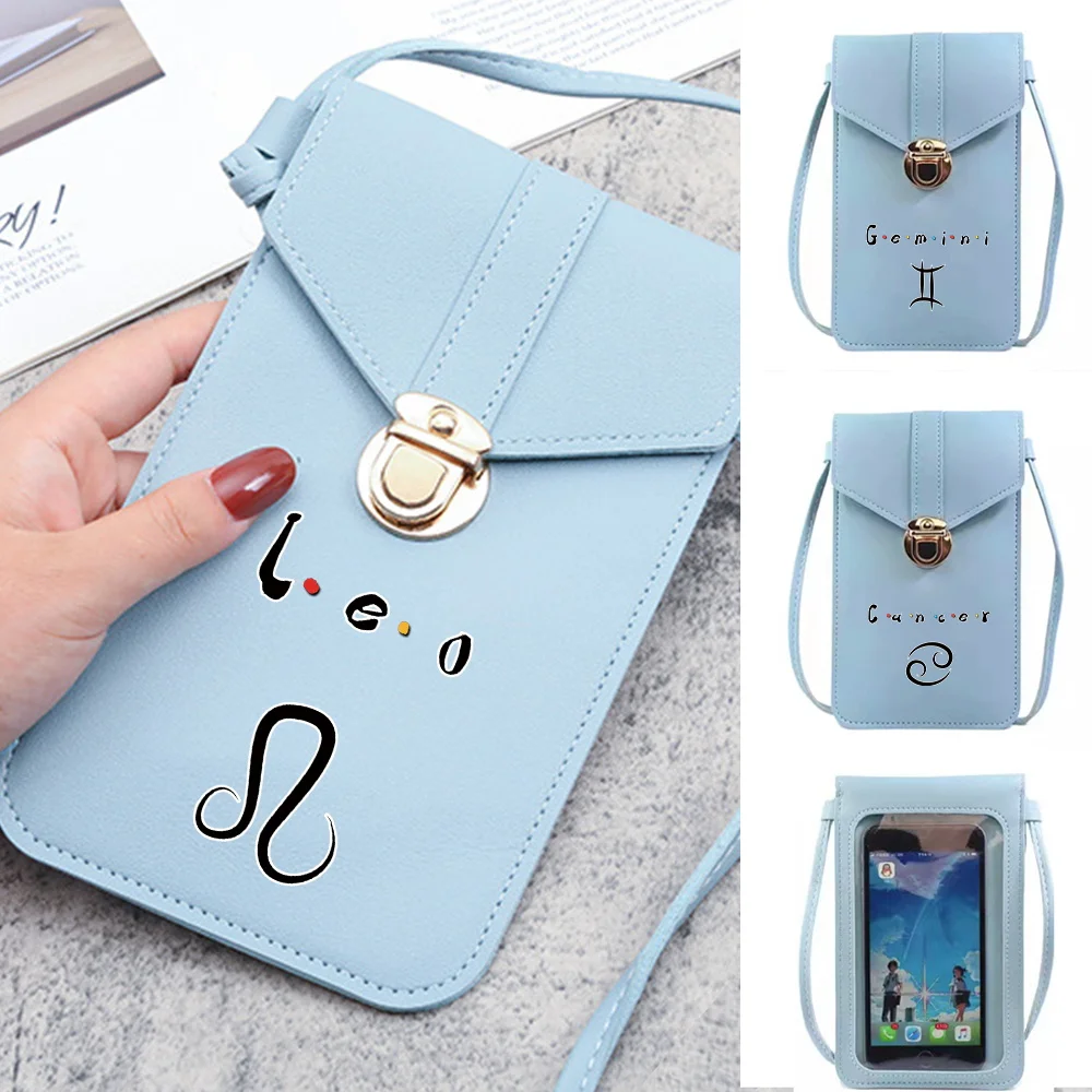 Mobile Phone Bag Pu Leather Wallets Women's Shoulder Bags Constellation Print Card Purse Waterproof Touch Screen Cell Phone Pack
Mobile Phone Bag Pu Leather Wallets Women's Shoulder Bags Constellation Print Card Purse Waterproof Touch Screen Cell Phone Pack