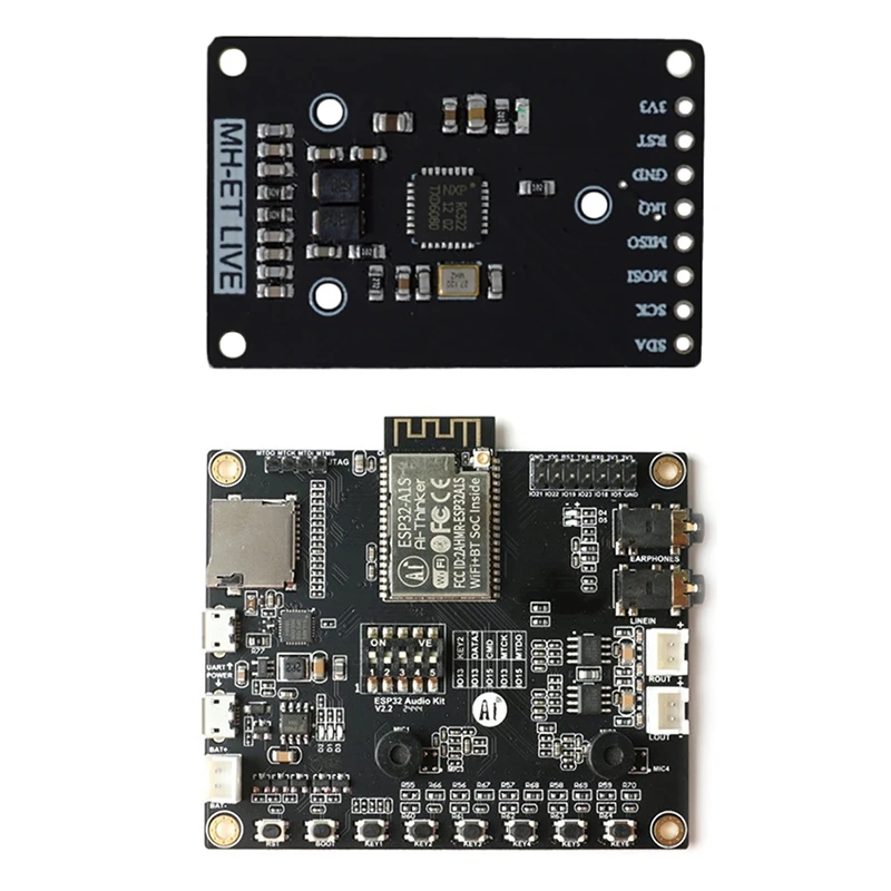 1 Pcs Mini Rc522 Rfid Sensor Module Card Reader Writer Module & 1 Pcs ESP32-Audio-Kit ESP32 Audio Development Board
1 Pcs Mini Rc522 Rfid Sensor Module Card Reader Writer Module & 1 Pcs ESP32-Audio-Kit ESP32 Audio Development Board
