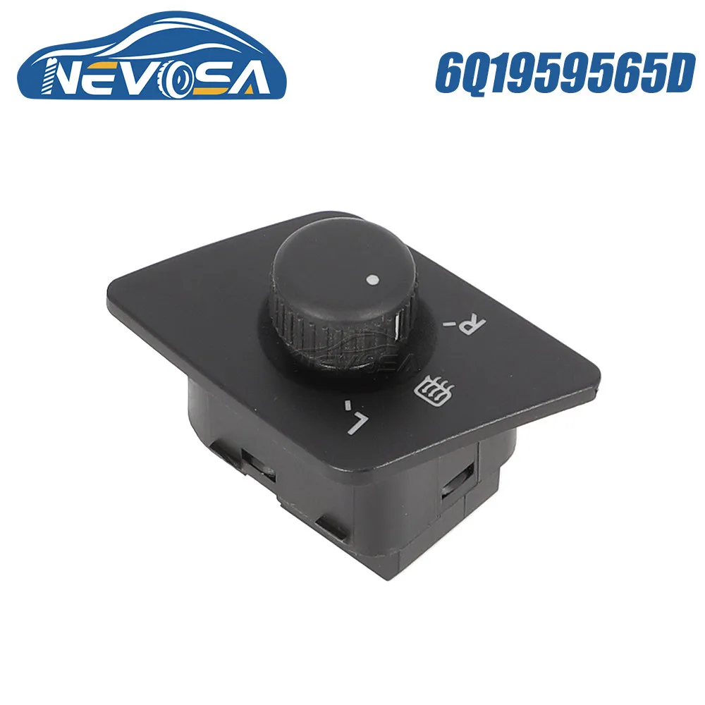NEVOSA 6Q1959565D For VW Polo 9N 2001 2003 2004 05 2010 Hatchback Power Rear View Mirror Control Switch Adjust Knob 6PQ1959565H 
NEVOSA 6Q1959565D For VW Polo 9N 2001 2003 2004 05 2010 Hatchback Power Rear View Mirror Control Switch Adjust Knob 6PQ1959565H