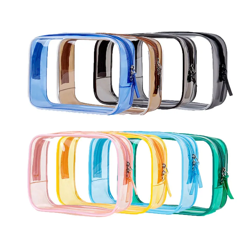 1pc Transparent Makeup Bag Large Capacity Waterproof PVC Storage Bag Wash Bag Portable Travel Bag Organizer
1pc Transparent Makeup Bag Large Capacity Waterproof PVC Storage Bag Wash Bag Portable Travel Bag Organizer