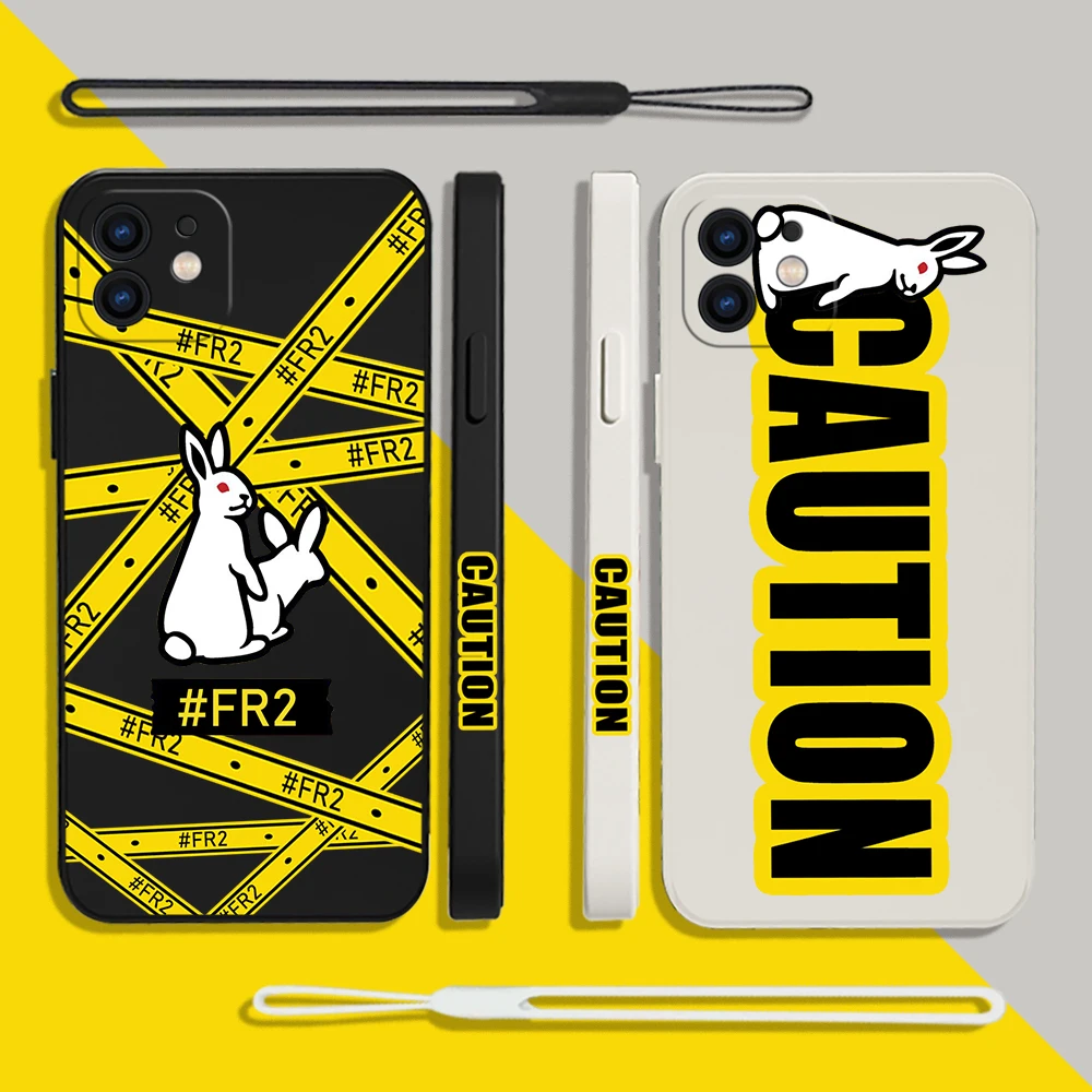 Fashion Crazy Rabbit FR2 Phone Case For iPhone 14 13 12 11 Pro Max Mini X XR XS MAX 8 7 Plus Silicone Cases with Hand Strap
Fashion Crazy Rabbit FR2 Phone Case For iPhone 14 13 12 11 Pro Max Mini X XR XS MAX 8 7 Plus Silicone Cases with Hand Strap