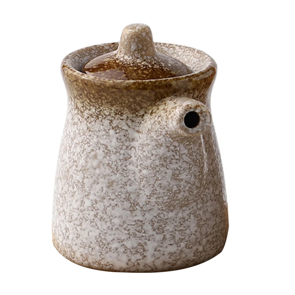 Dispenser Oil Bottle Sauce Ceramic Vinegar Soy Condiment Pot Olive Cruet Container Seasoning Shoyu Ceramics Ponzu Jar Storage
Dispenser Oil Bottle Sauce Ceramic Vinegar Soy Condiment Pot Olive Cruet Container Seasoning Shoyu Ceramics Ponzu Jar Storage