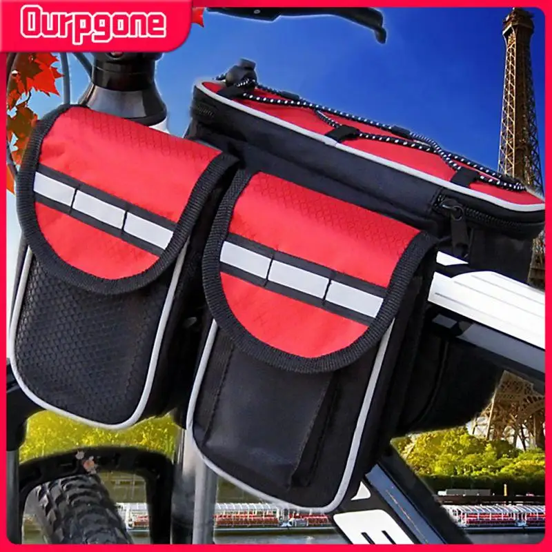Bicycle bag 4 in 1 MTB Bike Front Frame Tube Bag Large Capacity Waterproof Cycling Pannier Packing Pouch Bag MTB Accessories
Bicycle bag 4 in 1 MTB Bike Front Frame Tube Bag Large Capacity Waterproof Cycling Pannier Packing Pouch Bag MTB Accessories