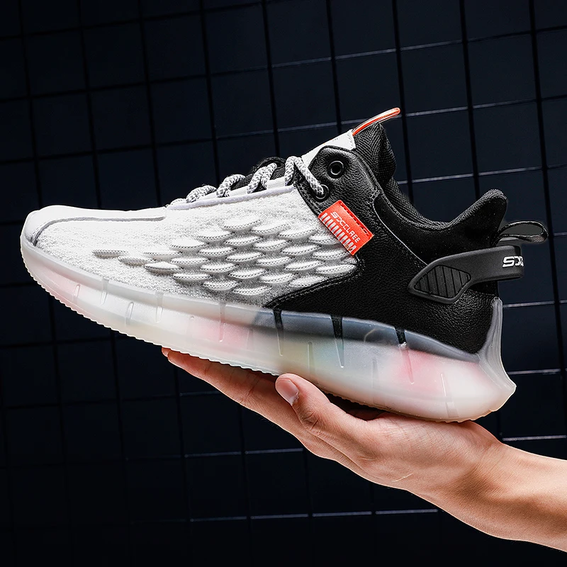 Fish Scale Flying Woven Sports Running Men's Shoes Comfortable Colorful TPU Popcorn Sneakers Fashion Outdoor Mens Casual Shoes
Fish Scale Flying Woven Sports Running Men's Shoes Comfortable Colorful TPU Popcorn Sneakers Fashion Outdoor Mens Casual Shoes