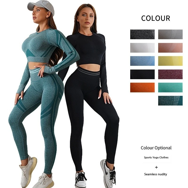 Seamless Yoga pants Peach hip Sports fitness pants Women's fitness pants top yoga clothing long sleeved autumn set leggings
Seamless Yoga pants Peach hip Sports fitness pants Women's fitness pants top yoga clothing long sleeved autumn set leggings