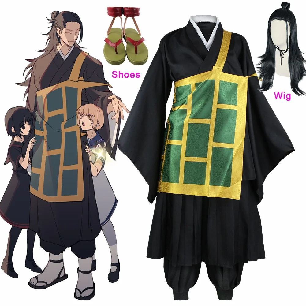 

Костюм для косплея джутсу кайсена из аниме «джутсу» (Geto Suguru), парик, кимоно для мужчин и женщин, одежда для Хэллоуина, униформа в японском стиле