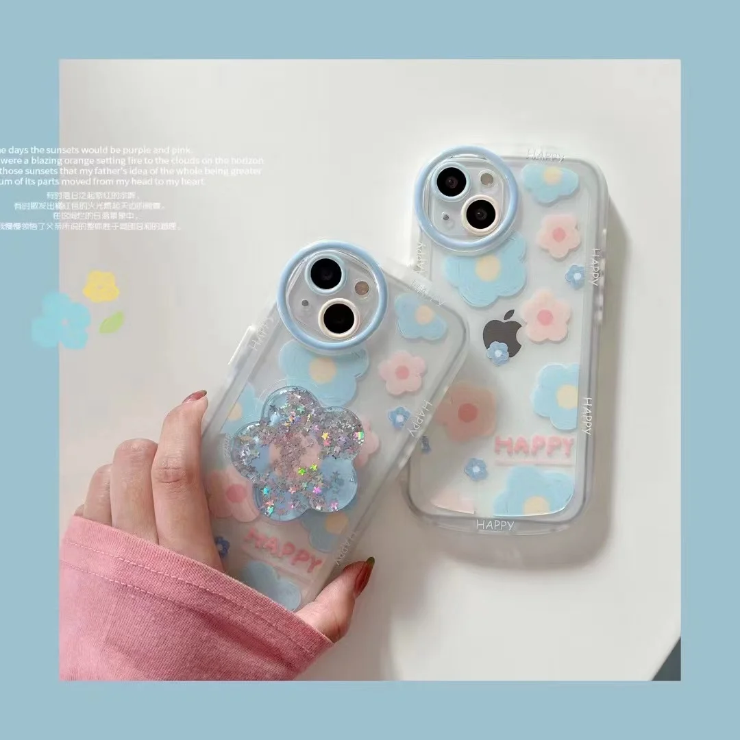 TPU Transparent Cartoon Colorful Flowers Phone Case For iPhone 11 12 13 Pro Max Buy One Get Flower Quicksand Holder
TPU Transparent Cartoon Colorful Flowers Phone Case For iPhone 11 12 13 Pro Max Buy One Get Flower Quicksand Holder