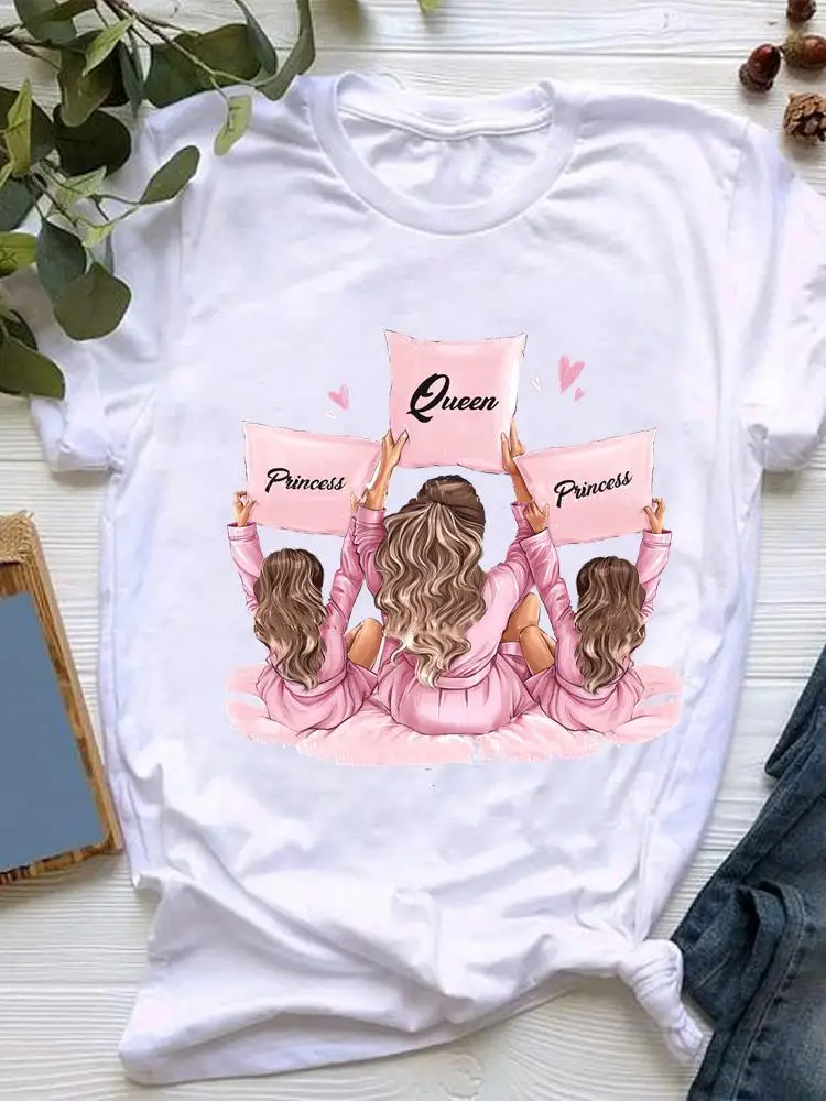 Print T Shirt Women Cartoon Watercolor Mom Clothing Fashion Short Sleeve Clothes Graphic T-shirt Summer Kawaii Basic Tee Top
Print T Shirt Women Cartoon Watercolor Mom Clothing Fashion Short Sleeve Clothes Graphic T-shirt Summer Kawaii Basic Tee Top