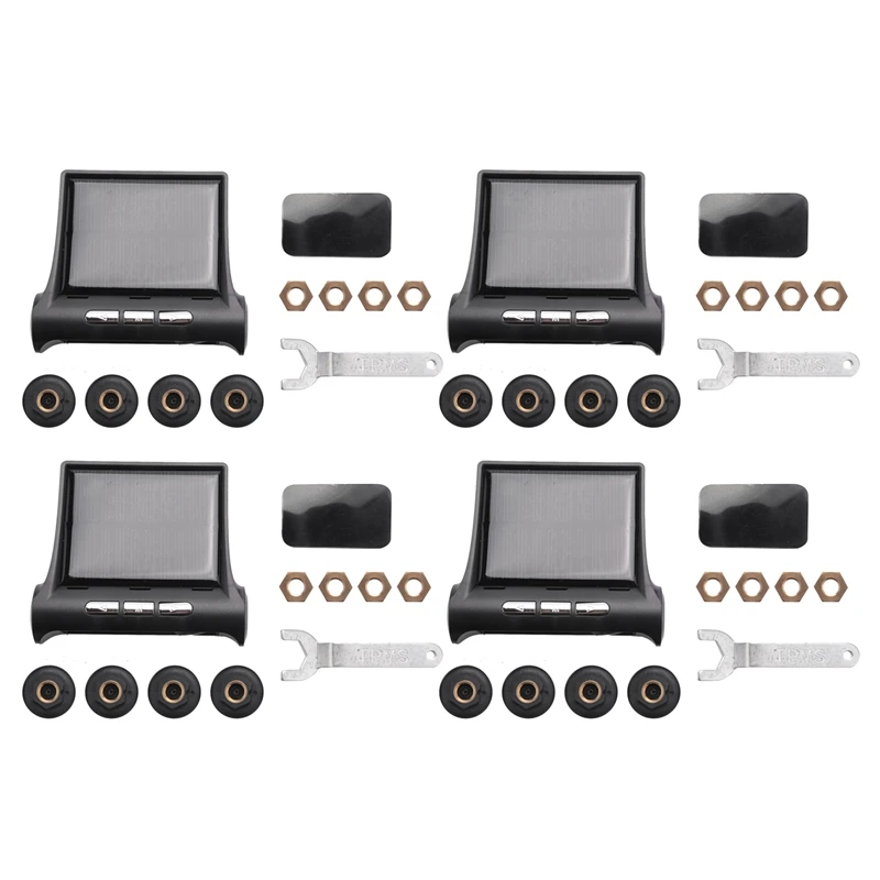 4X Solar Tpms Car Tire Pressure Alarm Monitoring System 4 External Automatic Alarm System
4X Solar Tpms Car Tire Pressure Alarm Monitoring System 4 External Automatic Alarm System