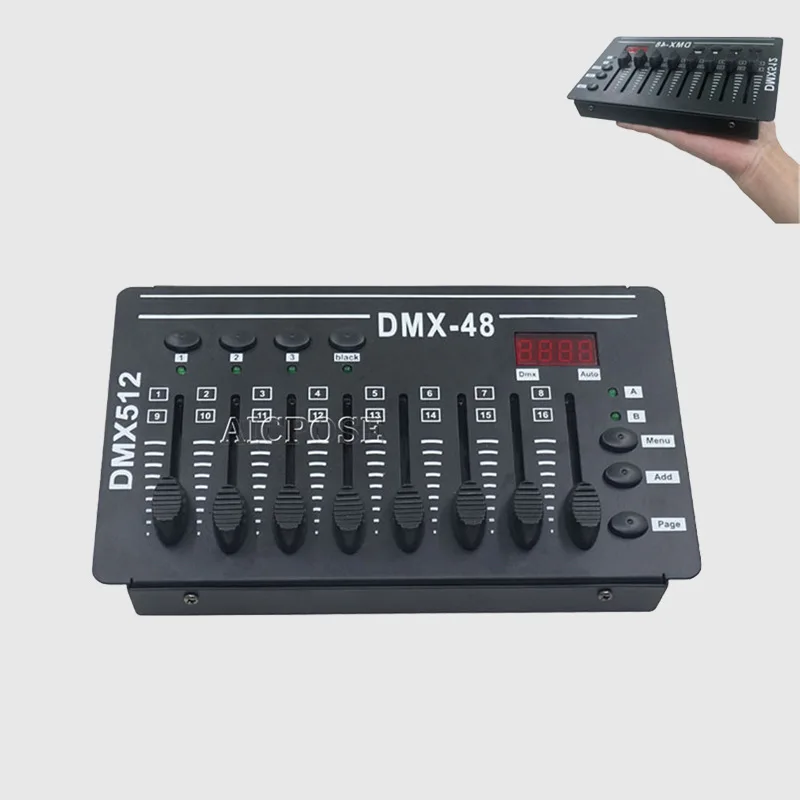 Stage lamp mini Dmx512 controller LED handkerchief lamp DJ lamp shake head LED disco lighting effect console
Stage lamp mini Dmx512 controller LED handkerchief lamp DJ lamp shake head LED disco lighting effect console