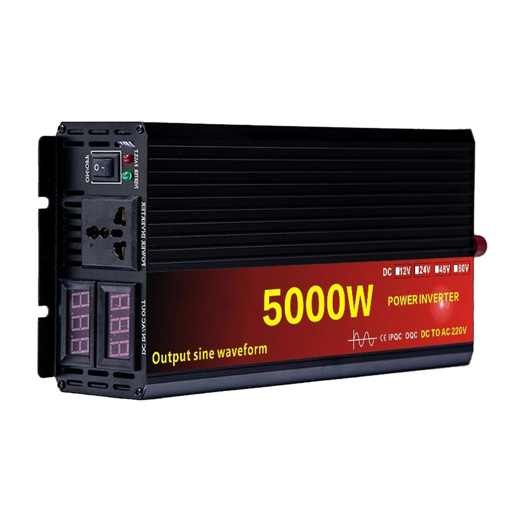 High Power Car Inverter Vehicle Coffee Maker Voltage Converter Regulator Automotive Automobile Accessory 5000W 12V 
High Power Car Inverter Vehicle Coffee Maker Voltage Converter Regulator Automotive Automobile Accessory 5000W 12V