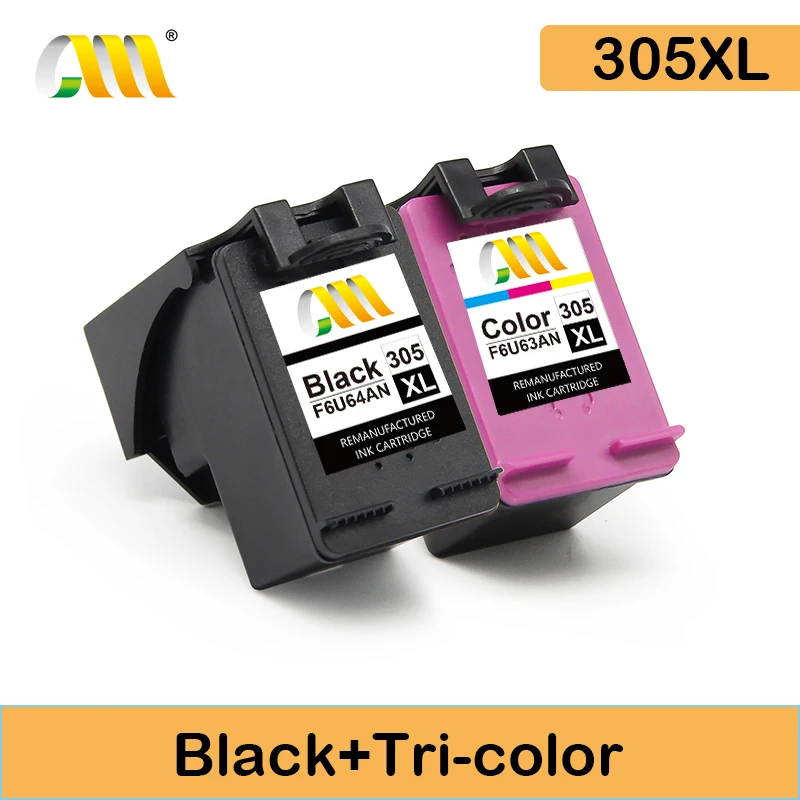 

CMCMCM Remanufactured Ink Cartridge Replacement For HP 305XL 305 XL For HP Deskjet 2710 2720 4110 4120 4130 6010 Envy 6020 6030