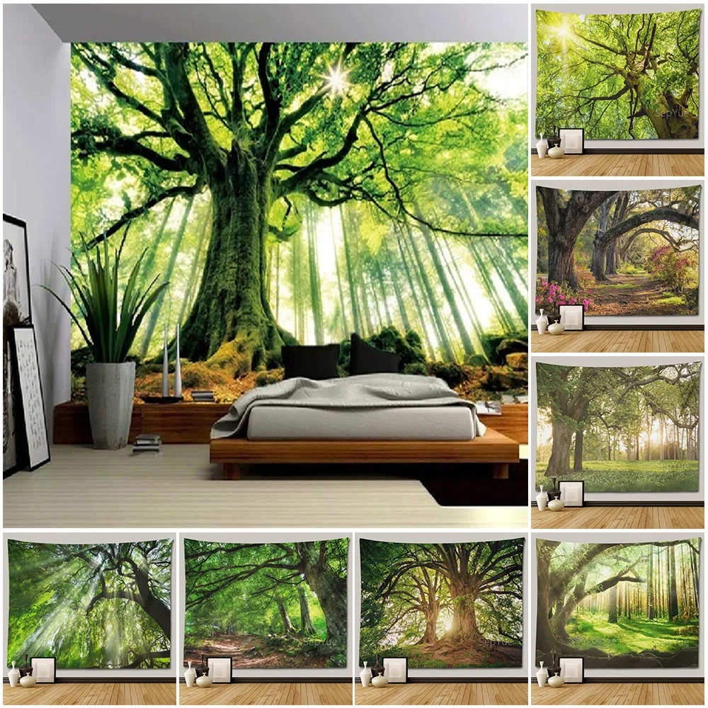 Landscap Tree Forest Tapestry Wall Hanging Room Hoom Decor Hippie Boho Large Fabric Tapestry Bedroom Aesthetic Cloth Blanket
Landscap Tree Forest Tapestry Wall Hanging Room Hoom Decor Hippie Boho Large Fabric Tapestry Bedroom Aesthetic Cloth Blanket