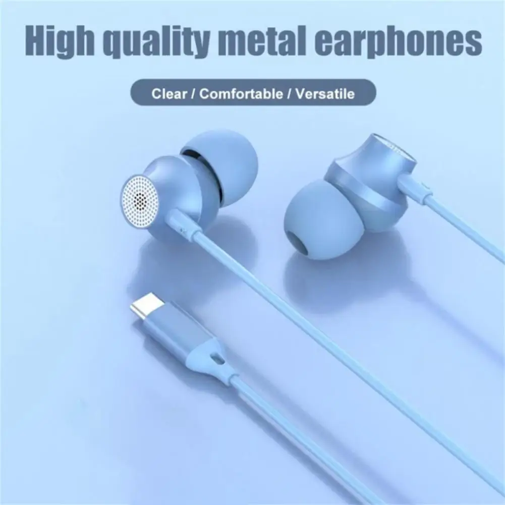 Wired Headset Great Type-C Charging Stable Transmission High Fidelity Sound Wired Earbud Audio Accessories
Wired Headset Great Type-C Charging Stable Transmission High Fidelity Sound Wired Earbud Audio Accessories