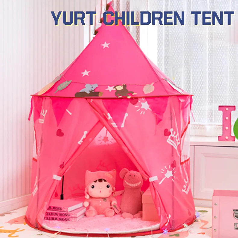 Portable Play Kids Tent Foldable Children Kids Tent Star Castle Baby House Indoor Outdoor Play Toy Christmas Gift for Children
Portable Play Kids Tent Foldable Children Kids Tent Star Castle Baby House Indoor Outdoor Play Toy Christmas Gift for Children