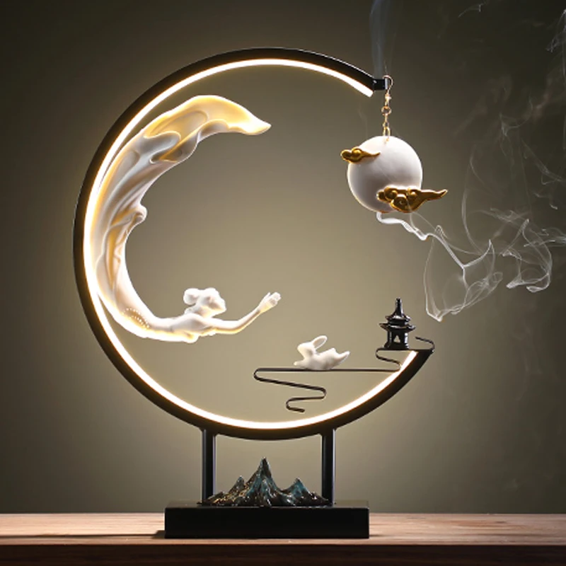 Aroma Diffus Incense Burner Waterfall Ceramic Sandlewood Electronic Incense Burner Creative Office Aromaterapia Room Decor
Aroma Diffus Incense Burner Waterfall Ceramic Sandlewood Electronic Incense Burner Creative Office Aromaterapia Room Decor