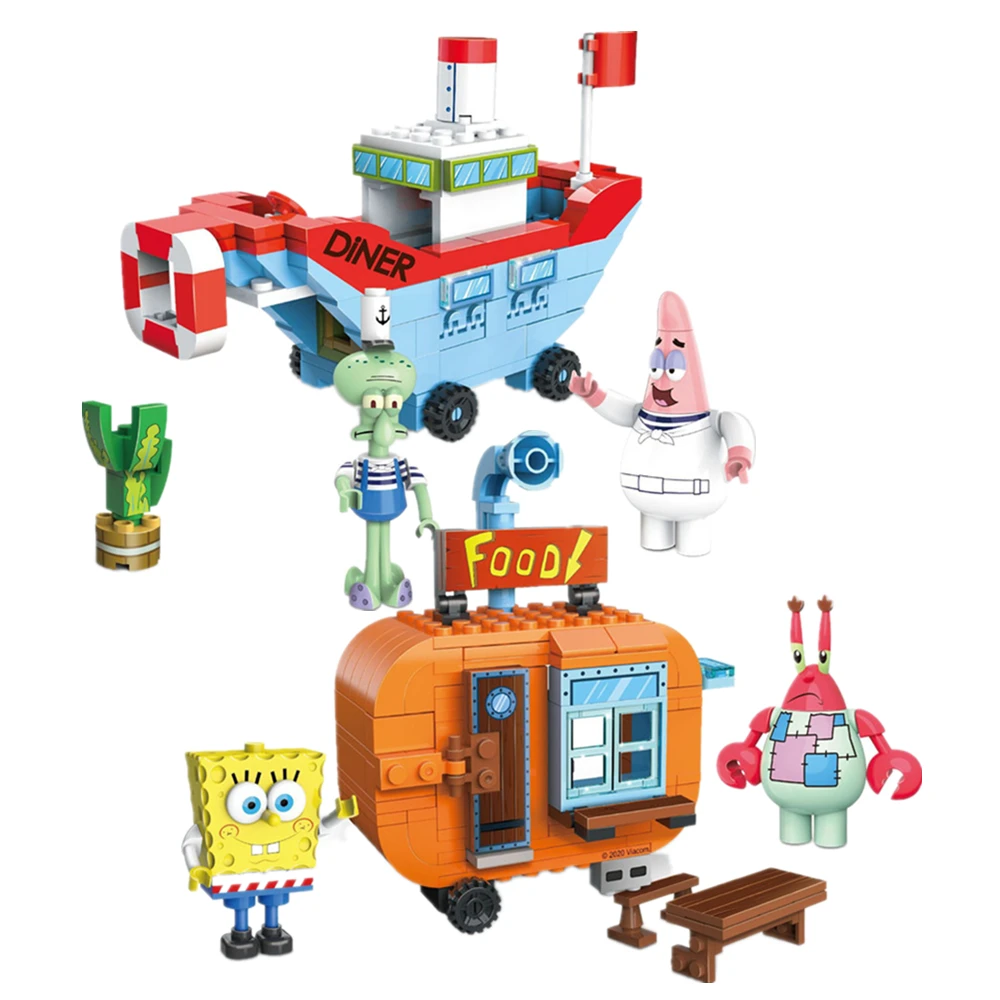 New Moive Series Spinning Music Pineapple SpongeBobed House Friends Castle Idea Building Blocks Bricks Toys Kid Birthday Gift
New Moive Series Spinning Music Pineapple SpongeBobed House Friends Castle Idea Building Blocks Bricks Toys Kid Birthday Gift